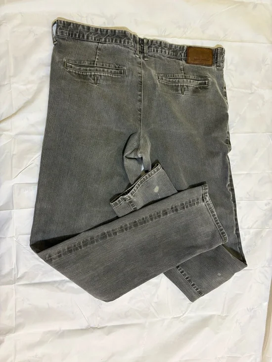 Hugo Boss BOSS Gray Denim Jeans Men’s 36x36 Slim Straight Washed Designer Pants - Picture 2 of 13